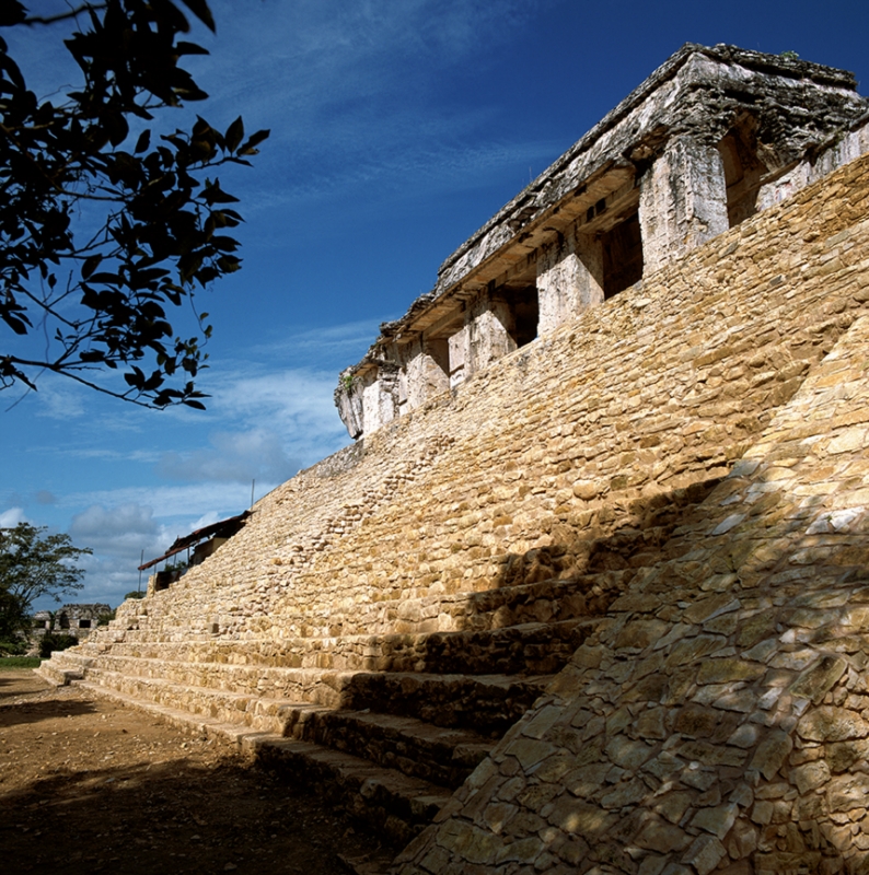 Chichen Itza Palenque Palace Stairs