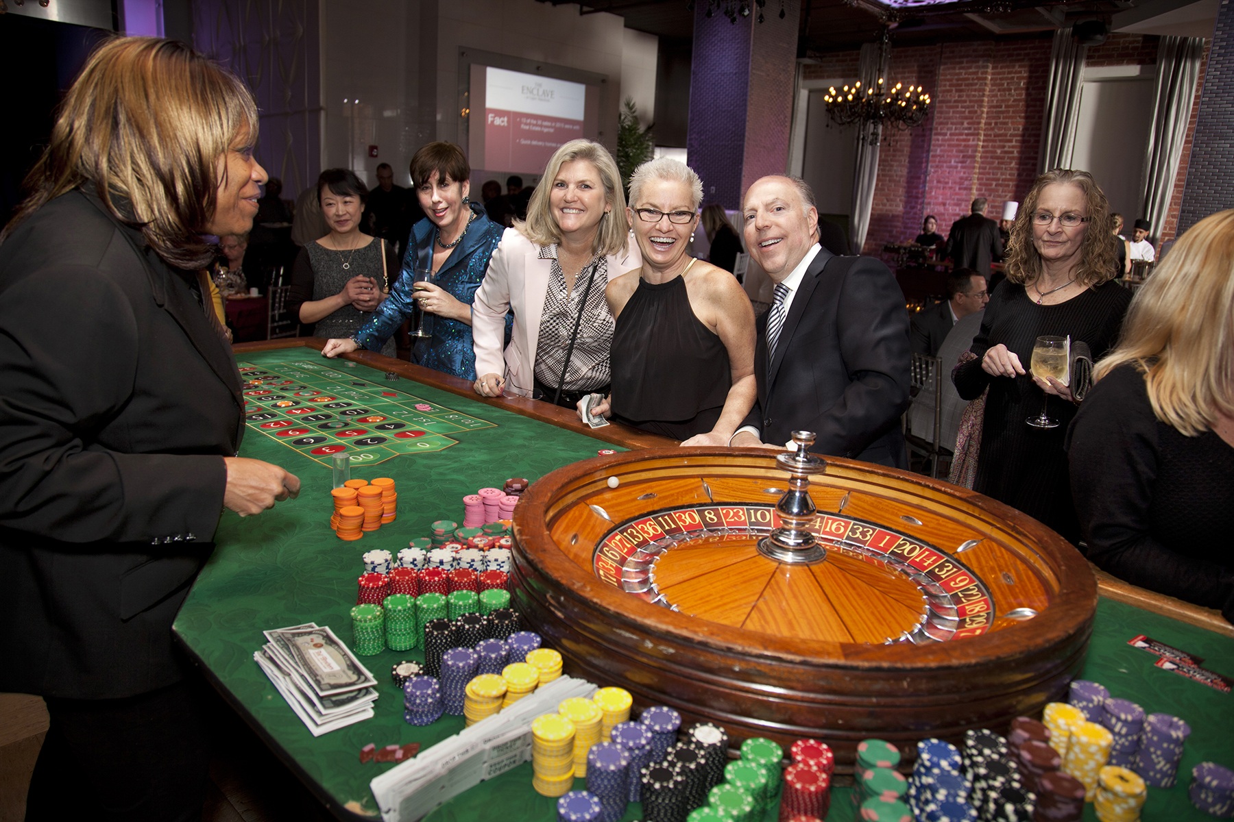 Roulette Table Event Photography Taylor Photo
